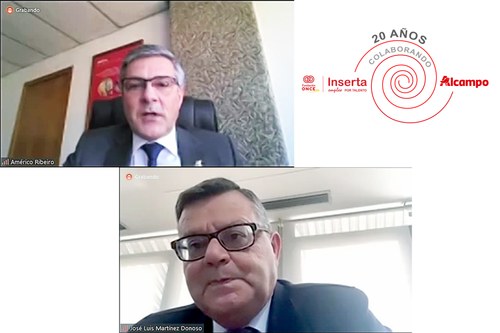 Arriba, Américo Ribeiro. Abajo, José Luis Martínez Donoso.