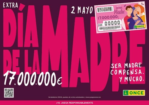 Cartel en PV del Sorteo Extra Día de la Madre