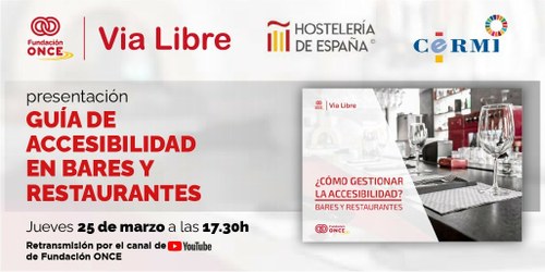 Diapositiva del cartel de la presentación de la guía online