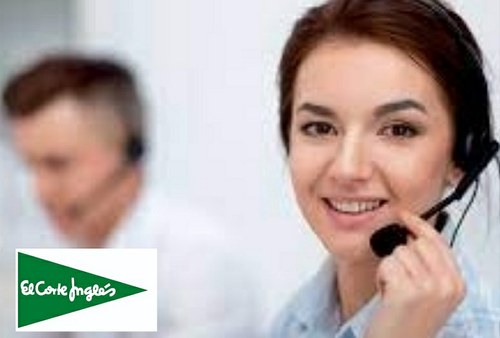Diapositiva alusiva al servicio del El Corte Inglés