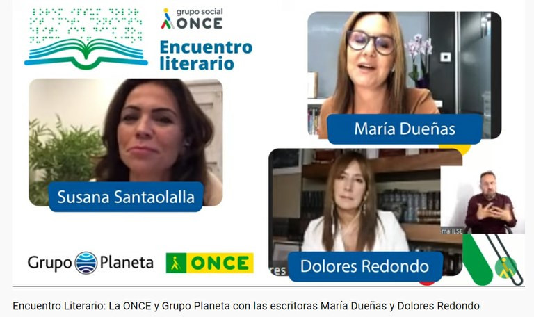 Encuentro con las escritoras María Dueñas y Dolores Redondo