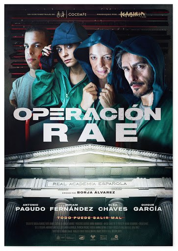 Cartel del cortometraje 'Operación RAE'