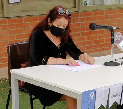 Lectura a cargo de Rafaela Pérez