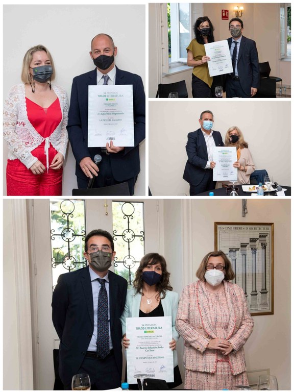 Collage Entrega Premios Tiflos Literatura