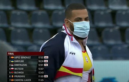 Kim López conoce el resultado final y su primer puesto en el campeonato