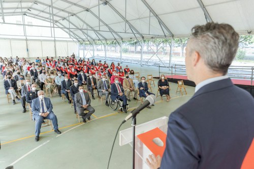 Acto de graduación de los alumnos de Vigiles