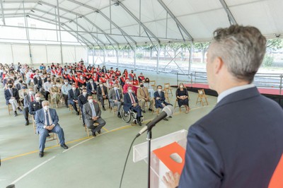 Acto de graduación de los alumnos de Vigiles