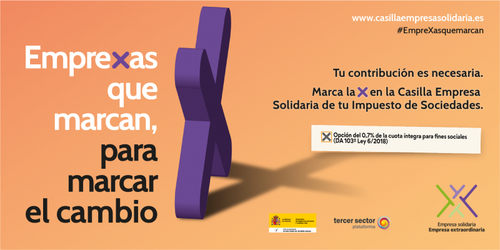 Dipositiva de la campaña EmpreXa Solidaria