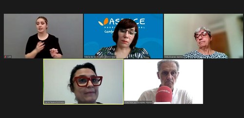 Pantallazo de la reunión del Foro rediseñando nuestra sociedad