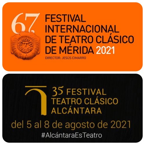 Logos de los Festivales de Mérida y Alcántara