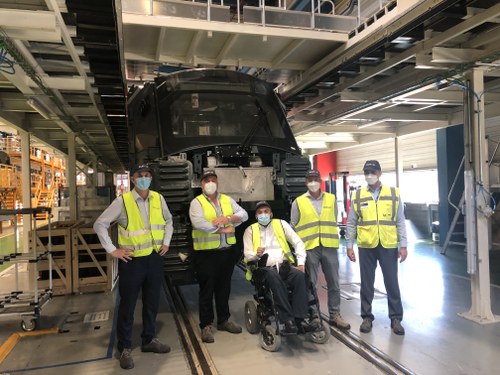 Visita a las instalaciones de Alstom
