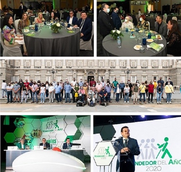 Collage con distintas imágenes de la Gala y de la visita de todo el grupo al Madrid de los Austrias