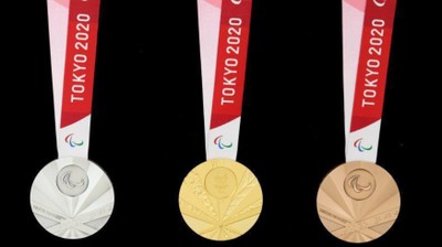 Modelo de medallas para los Juegos Paralímpicos de Tokio