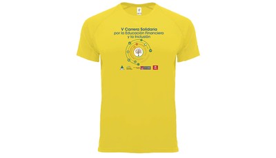 Camiseta de la carrera por las finanzas inclusivas