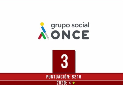 Gráfica alusiva al tercer puesto del GSO en el ránking Merco