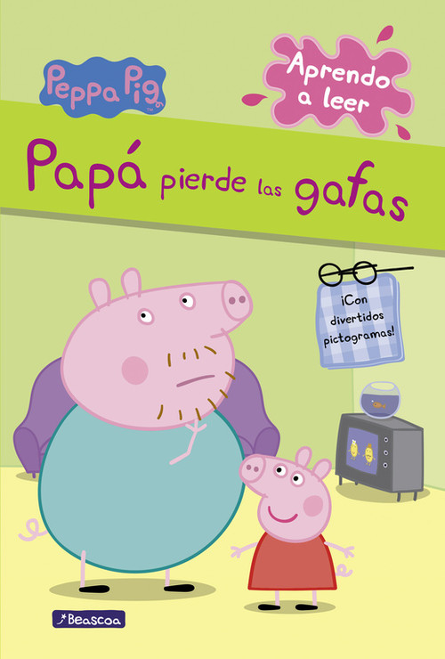 Portada del cuento de Peppa Pig "Papá pierde las gafas"
