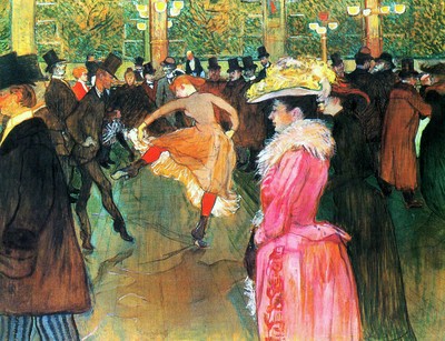 'Moulin Rouge' cuadro de Lautrec