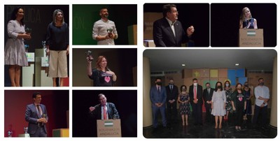 Collage Premios Solidarios ONCE Andalucía 2021
