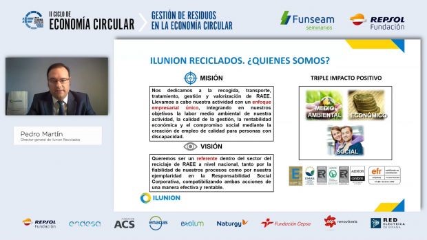 Pedro Martín durante su participación 
