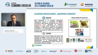 Pedro Martín durante su participación 