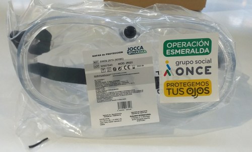 Gafas donadas por el Grupo Social ONCE