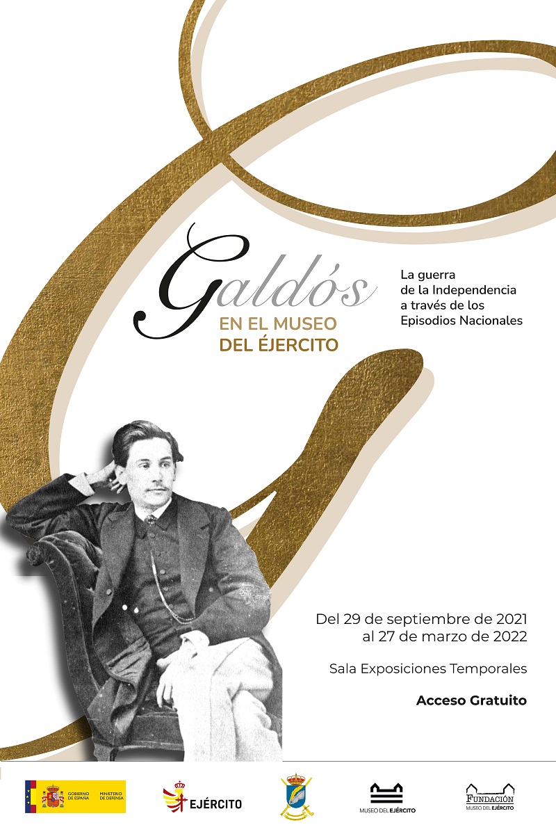 Cartel de la exposición de Pérez Galdós
