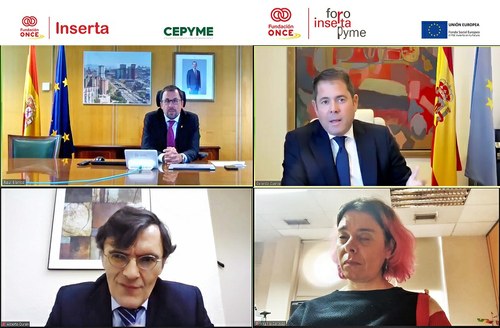 Arriba, Raún Blanco y Gerardo Cueva. Abajo, Alberto Durán y Virginia Carcedo