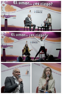 Collage con varios momentos del acto institucional