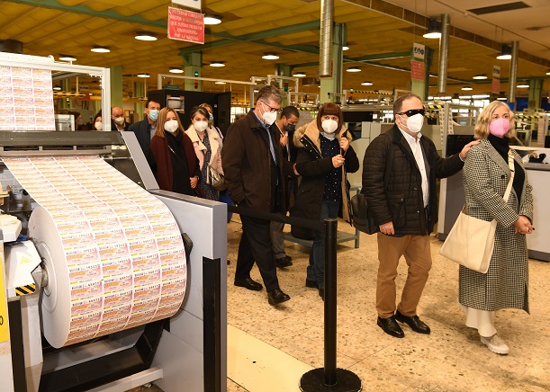 Parte del grupo realizando la visita al CLP 