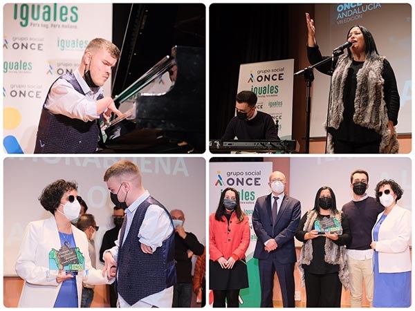 Momentos de las actuaciones de los ganadores y recogida de sus premios