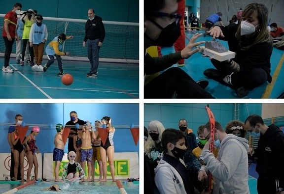 Distintas imágenes de las actividades del Puente del Deporte de la FEDC