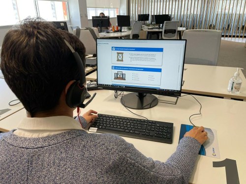 Uno de los cursos en competencias digitales