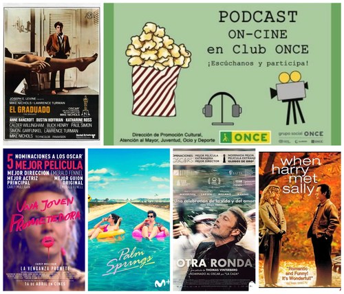 Collage con los carteles de las películas