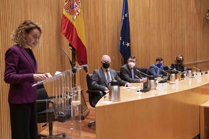 Intervención de Batet durante el acto de inauguración de las jornadas