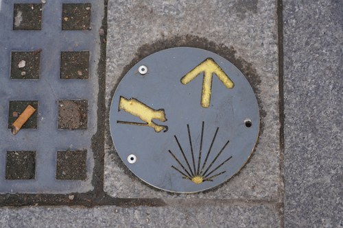 Señal del Camino de Santiago