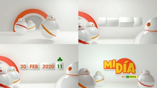 Capturas de pantalla del sorteo virtual de “Mi día”