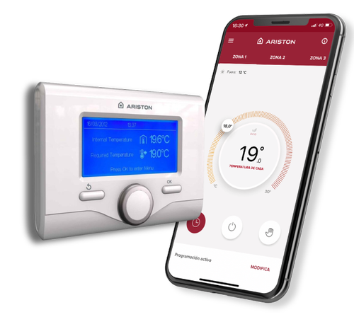 Una de las funcionalidades de la App Ariston Net accesible 