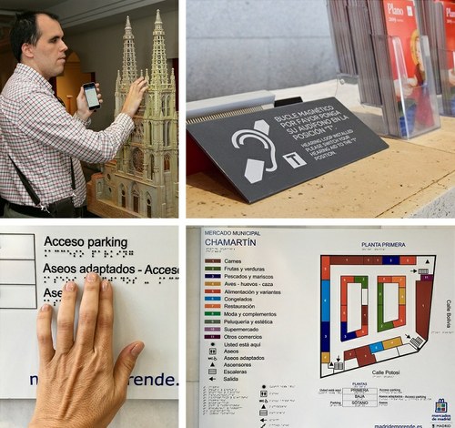 Distintas soluciones de accesibilidad para personas ciegas y sordas desarrolladas por Ilunion Accesibilidado