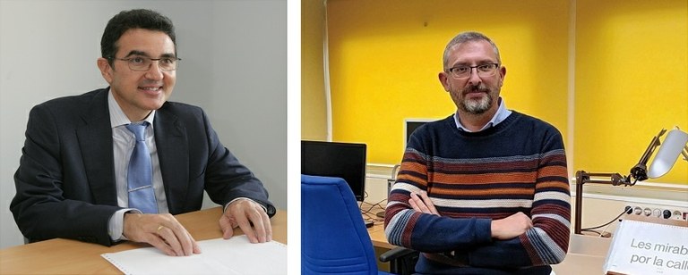 A la izda. Andrés Ramos y a la derecha David Reyes
