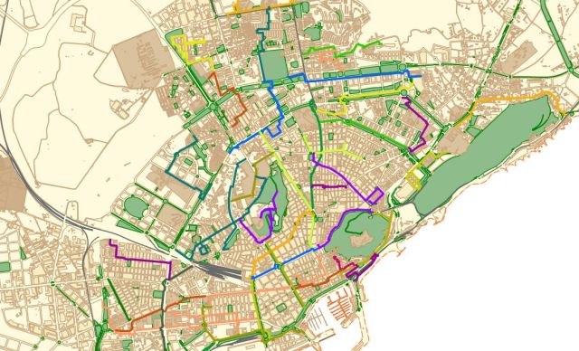 Plan de accesibilidad de itinerarios peatonales de Alicante