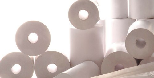 Rollos de papel usados por los TPV