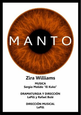 Cartel del espectáculo "Manto"