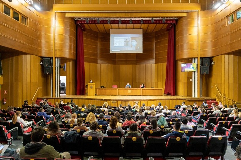 Auditorio Ramón y Cajal de la Facultad de Medicina de la UCM donde se celebraron las jornadas