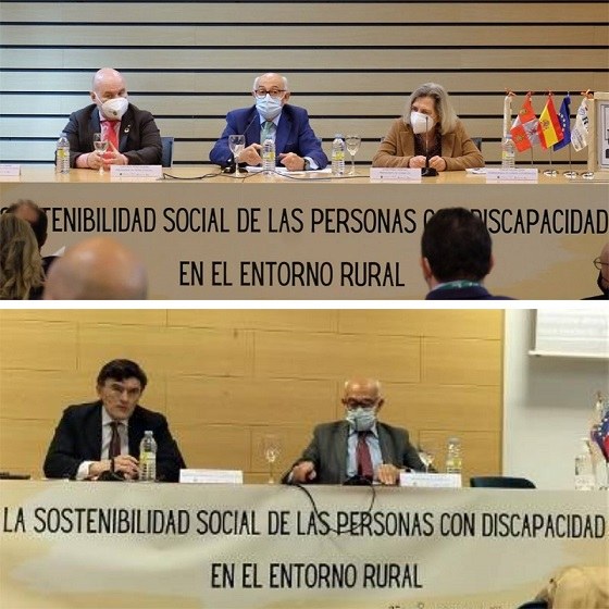Arriba acto de inauguración del congreso. Abajo, ponencia de clausiura a cargo de Alberto Durán