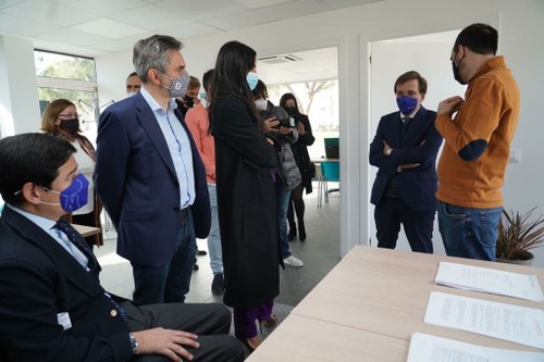 Momento de la visita al interior de la OVIDI