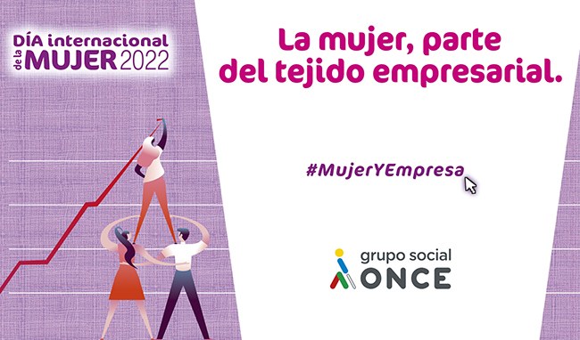 Cartel de la mesa redonda 'La mujer, parte del tejido empresarial' 