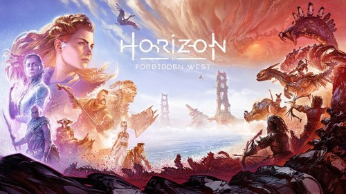 Cartel del videojuego Horizon Forbbiden West
