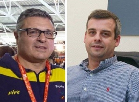 José Luis Vaquero, a la izda., y Luis Leardy