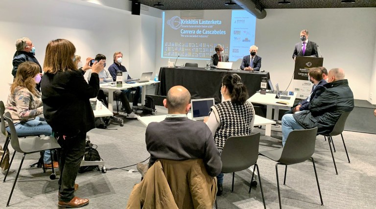 Un momento de la jornada con todos reunidos
