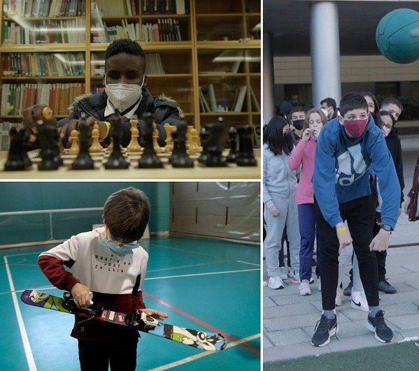 Collage de las actividades deportivas del Puente del Deporte celebrado el pasado mes de diciembre